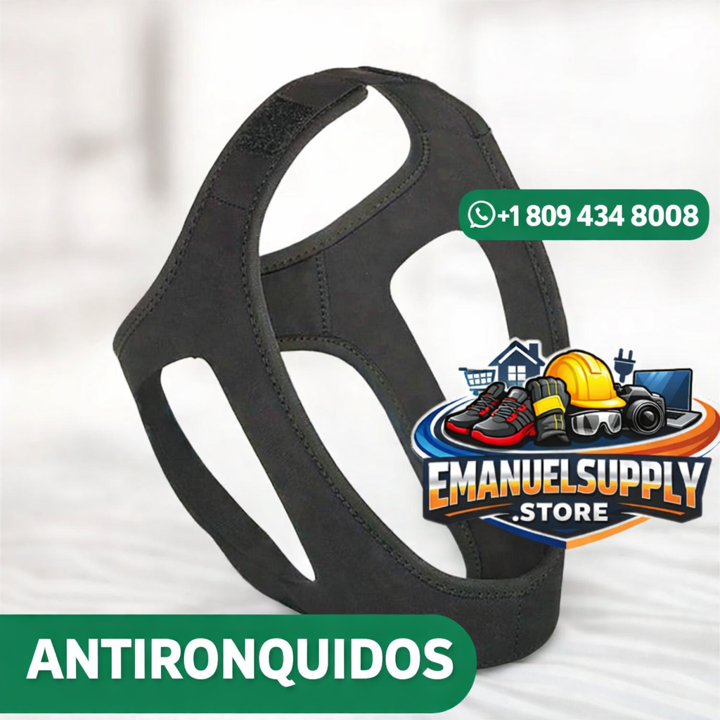 1 Protector Bucal Ajustable Antirronquidos, Correa de Soporte para Mandíbula Transpirable y Cómoda para la Prevención del Apnea del Sueño y Ronquidos