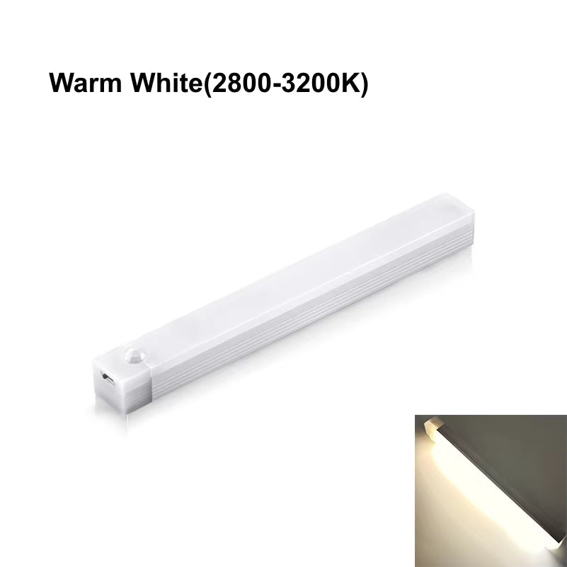 LED Bar Lights USB Rechargeable Motion Sensor Night Light Portable Induction Cabinet Light for Kitchen Room for Wardrobe Hallway
