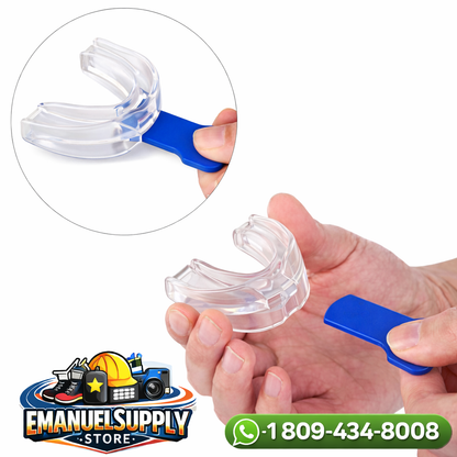 piezas de soportes y dispositivos antirronquidos para adultos - Avance mandibular ajustable, sin ronquidos, noche cómoda con diseño transpirable, sin efectos secundarios, ayuda para dormir para el tratamiento de CPAP y apnea del sueño.