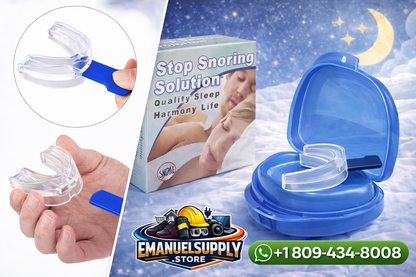 piezas de soportes y dispositivos antirronquidos para adultos - Avance mandibular ajustable, sin ronquidos, noche cómoda con diseño transpirable, sin efectos secundarios, ayuda para dormir para el tratamiento de CPAP y apnea del sueño.